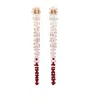 Simone Rocha Ombré-effect Dangle Earrings In Yellow