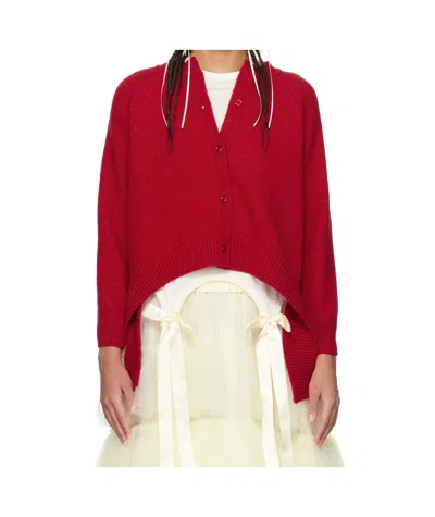 SIMONE ROCHA OPEN-BACK CARDIGAN
