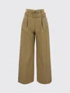 Simone Rocha Multi Belt Loop Pleated Wide Leg Trousers In Neutral