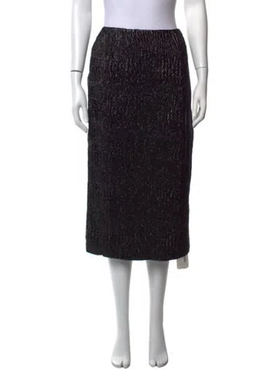 Pre-owned Simone Rocha Patterned Midi Length Skirt W/ Tags In Black