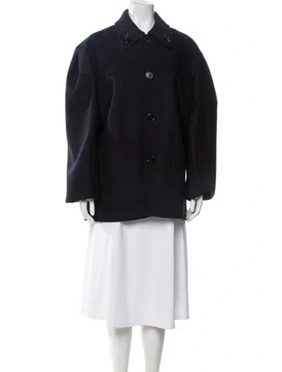 Pre-owned Simone Rocha Peacoat W/ Tags In Blue