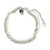 Simone Rocha Pearl & Chain Necklace In White