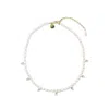 Simone Rocha Pearl & Crystal Dagger Necklace -  - Pearl - Beige In Neutrals