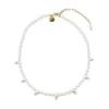 Simone Rocha Pearl & Crystal Dagger Necklace -  - Pearl - Beige In Beige