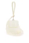 Simone Rocha Pearl-embellished Cake Mini Bag In White