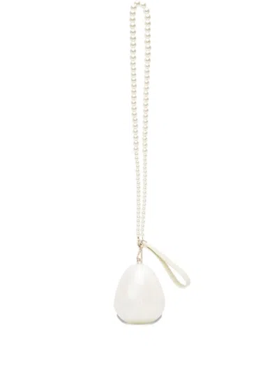 SIMONE ROCHA PEARL CROSSBODY EGG BAG