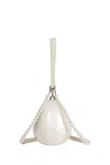 Simone Rocha Micro Egg Pearl-effect Clutch Bag In White