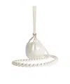 Simone Rocha Micro Egg Pearl-effect Clutch Bag In White