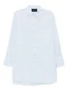 Simone Rocha Pearl-detailed Shirt In Blue