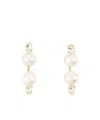 Simone Rocha Embellished Double Ended Earrings In White