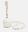 Simone Rocha Micro Egg Pearl-effect Clutch Bag In White