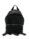 Simone Rocha Beaded Utility Bow Backpack In Black