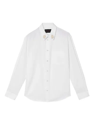 Simone Rocha Pearl-embellished Shirt In White