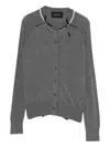 Simone Rocha Pearl-embellishment Cardigan In Animal Print