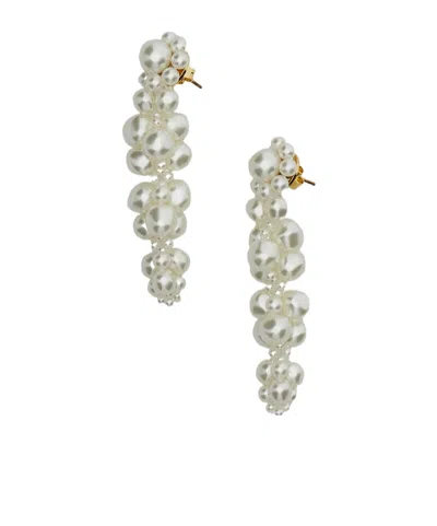SIMONE ROCHA PEARL-EMBELLISHMENT EARRINGS