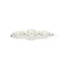 Simone Rocha Pearl Large Flower Hair Clip Unica In White