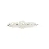 Simone Rocha Pearl Large Flower Hair Clip Unica In White