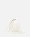Simone Rocha Micro Egg Pearl-effect Clutch Bag In White