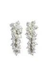Simone Rocha Pearl-cluster Drip Earrings In Multi