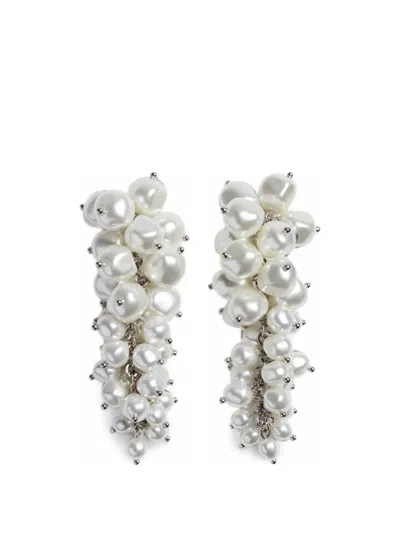 Simone Rocha Pearl-cluster Drip Earrings In Multi