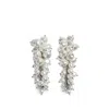 Simone Rocha Pearl-cluster Drip Earrings In White