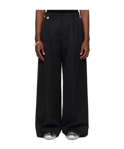 Simone Rocha Pearl-embellished Trousers In Black