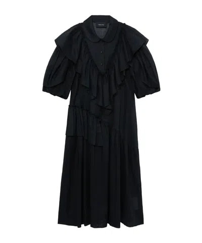 Simone Rocha Petal Sleeve Ruffle Dress