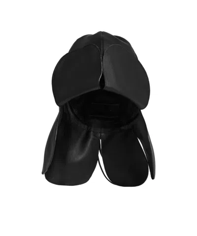 Simone Rocha Petal-shaped Fisherman's Hat In Black