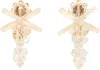 Simone Rocha Petite Bow Cluster Earrings In White