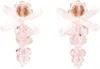 Simone Rocha Petite Bow Cluster Earrings In Pink