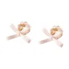 Simone Rocha Petite Bow Daisy Earrings In Multi
