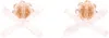 Simone Rocha Petite Bow Daisy Stud Earrings In Pink