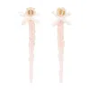 Simone Rocha Drip Earrings - Crystal - Pink In Pink
