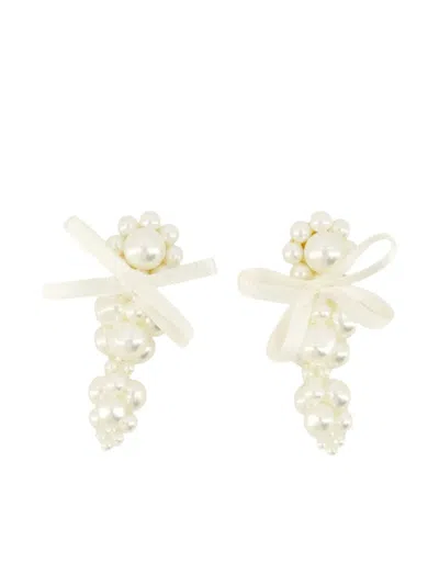SIMONE ROCHA PETITE BOW EARRINGS