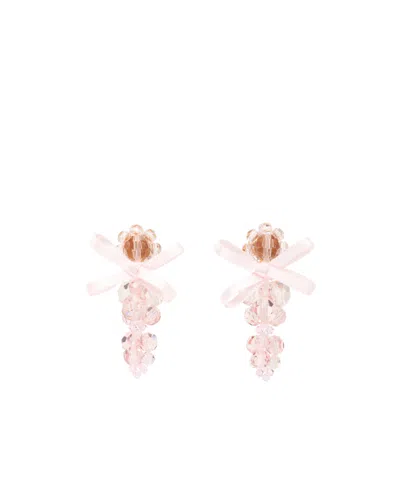 SIMONE ROCHA PETITE BOW EARRINGS