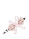 Simone Rocha Petite Bow Hair Clip In Pink