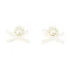 Simone Rocha Petite Daisy Earrings - Synthetic - White