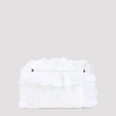 Simone Rocha Pillowcase Clutch Mini - 29cm X 23cm X 6cm In White