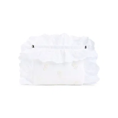 Simone Rocha Pillowcase Clutch In White