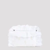 Simone Rocha Pillowcase Ruffled Nylon Shoulder Bag In White