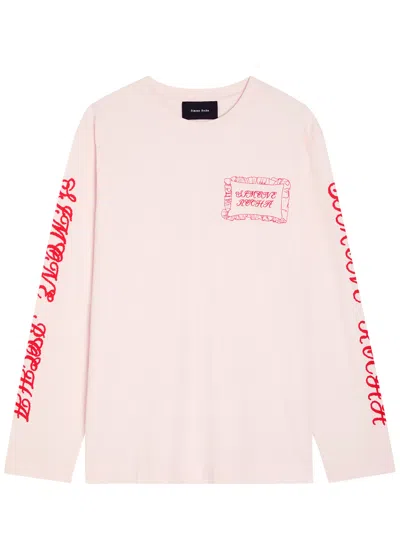 Simone Rocha Pillowcase Printed Cotton T-shirt In Pink