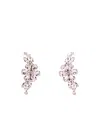 Simone Rocha Pin Button Opens And Closes Earrings In Multicolor