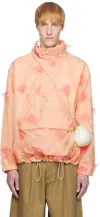 Simone Rocha Pink Carnation Organza Cagoule Jacket