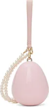 Simone Rocha Pink Micro Egg Bag In Pink