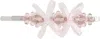Simone Rocha Pink Petite Bow Detail Flower Hair Clip In Pink