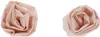 Simone Rocha Pink Rose Stud Earrings In Rose