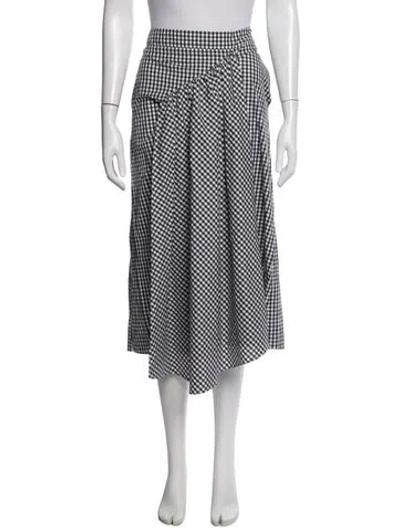 Pre-owned Simone Rocha Plaid Print Midi Length Skirt In Multi