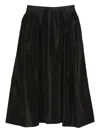 Simone Rocha Hip Detail Bind Shell Midi Skirt In Multi