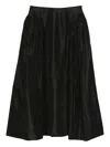 Simone Rocha Pleated-details Midi Skirt