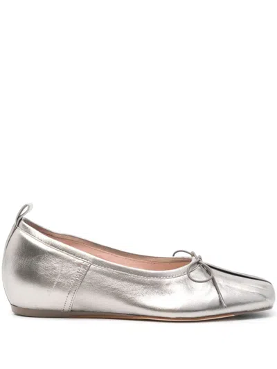 SIMONE ROCHA PLEATED TOE BALLERINA SHOES